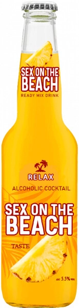 КОКТЕЙЛЬ СЛАБОАЛКОГОЛЬНЫЙ RELAX SEX ON THE BEACH 5,5% 0,33Л СТ/Б