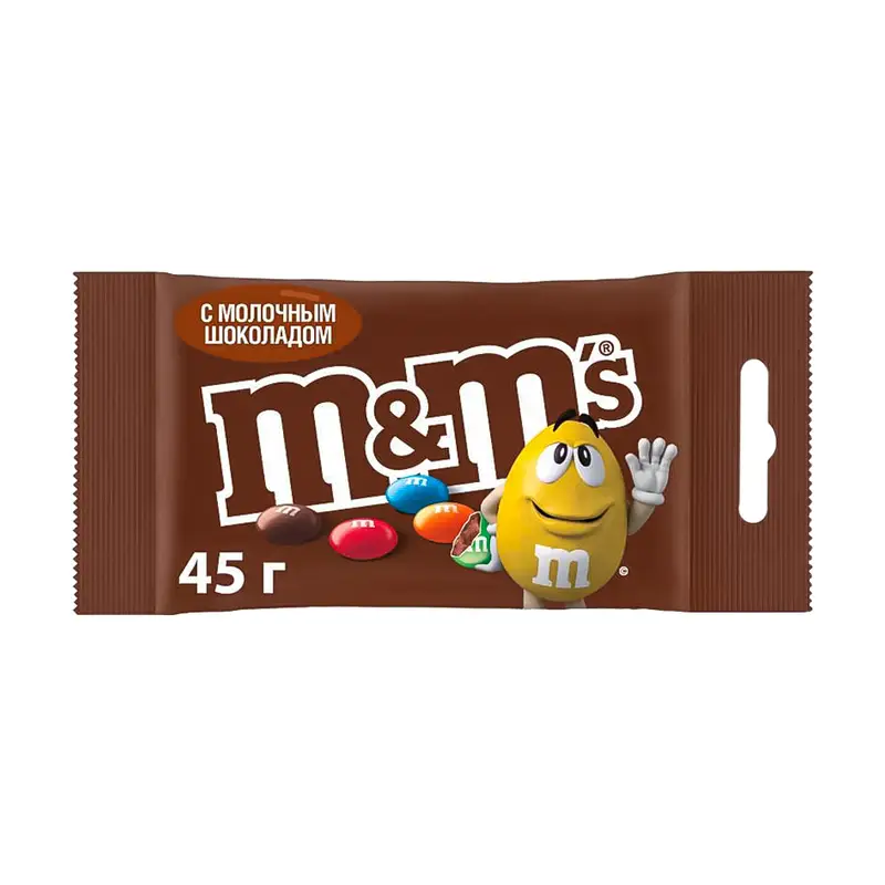 ДРАЖЕ M&M'S С ШОКОЛАДОМ 45Г
