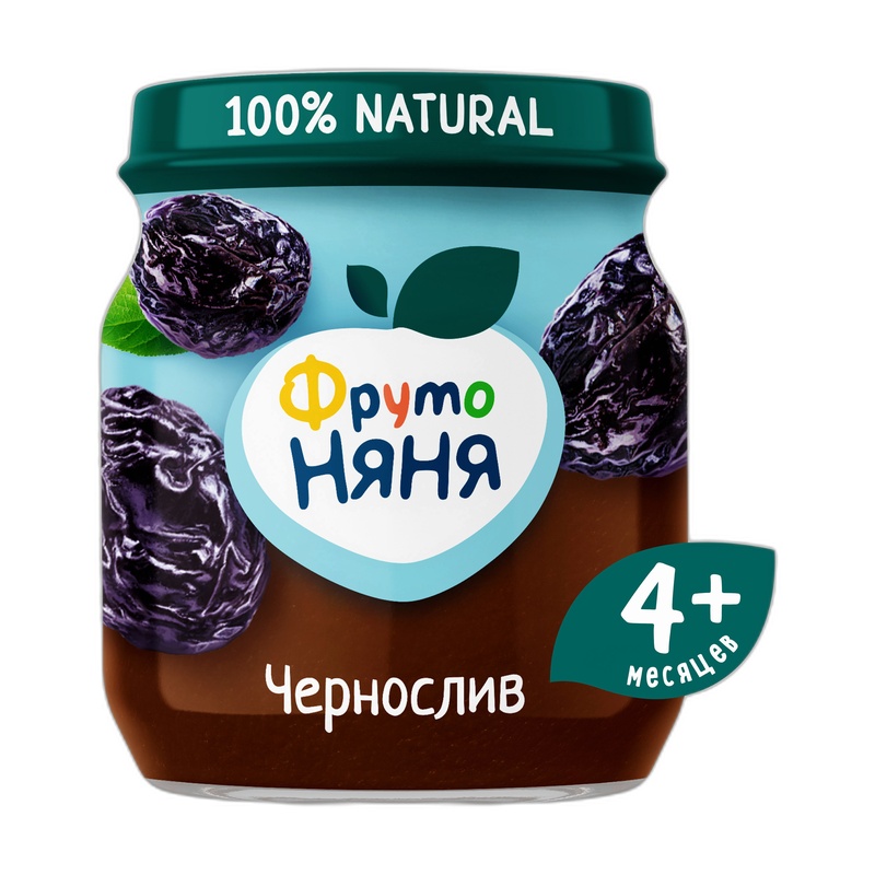 ПЮРЕ ФРУТО НЯНЯ ЧЕРНОСЛИВ 100Г СТ/Б
