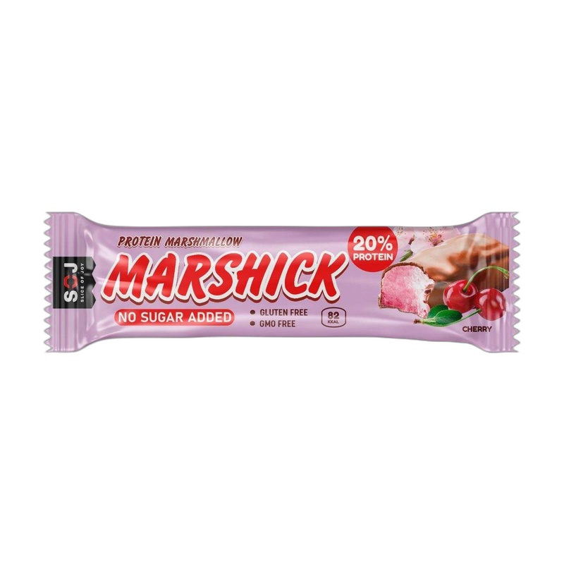 БАТОНЧИК SOJ MARSHMALLOW ВИШНЯ 30Г