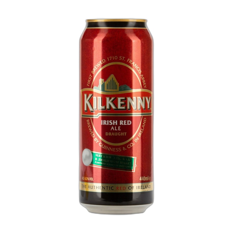 ПИВО KILKENNY DRAUGHT 4,3% 0,44Л Ж/Б