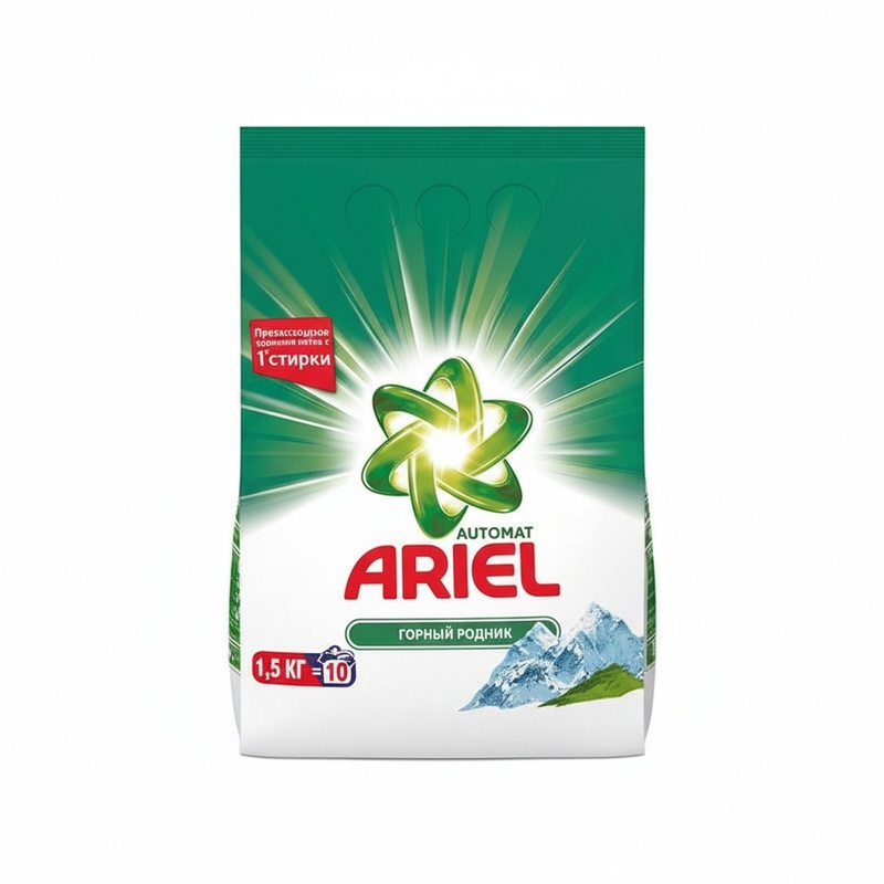 ПОРОШОК ДЛЯ СТИРКИ ARIEL ГОРНЫЙ РОДНИК 1,5КГ