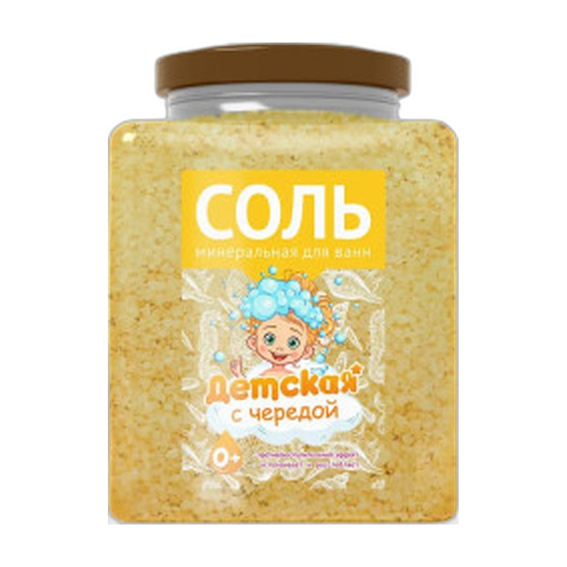 СОЛЬ ДЛЯ ВАННЫ ДЕТСКАЯ АРОМИКА ЧЕРЕДА 900Г ПЭТ