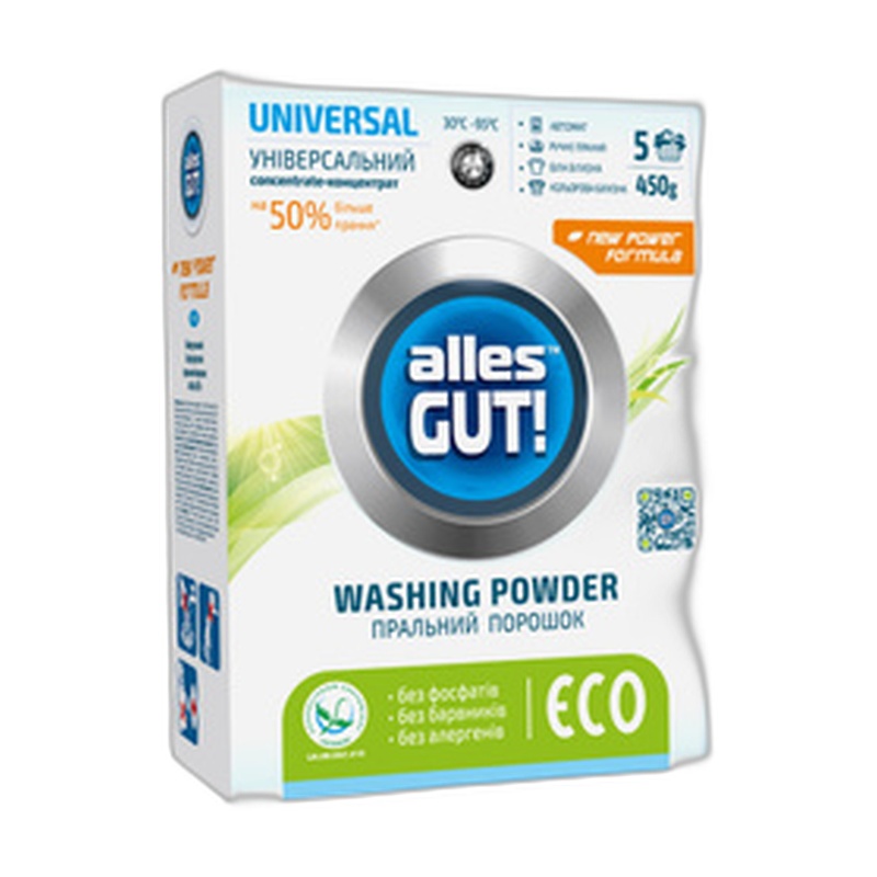 ПОРОШОК ДЛЯ СТИРКИ ALLES GUT ECO УНИВЕРСАЛЬНЫЙ 450Г