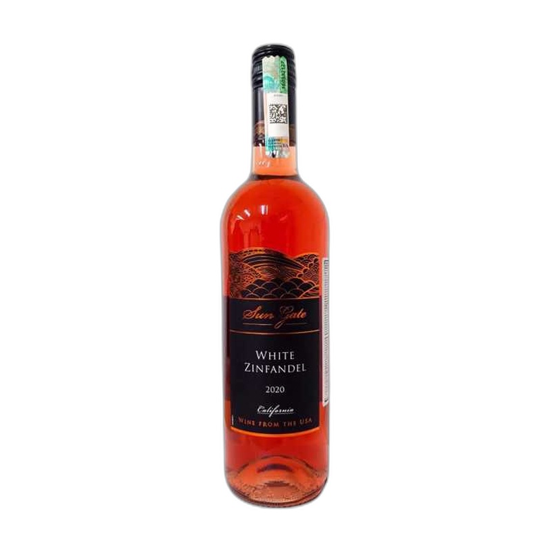 ВИНО SUN GATE ZINFANDEL РОЗОВОЕ ПОЛУСУХОЕ 10,5% 0,75Л США