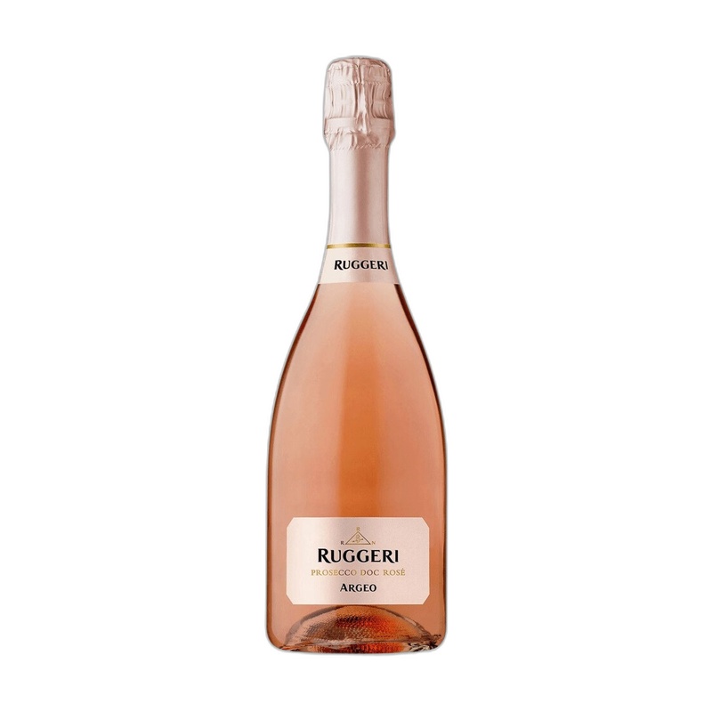 ВИНО ИГРИСТОЕ RUGGERI ARGEO ROSE PROSECCO РОЗОВОЕ СУХОЕ 11,5% 0,75Л ИТАЛИЯ