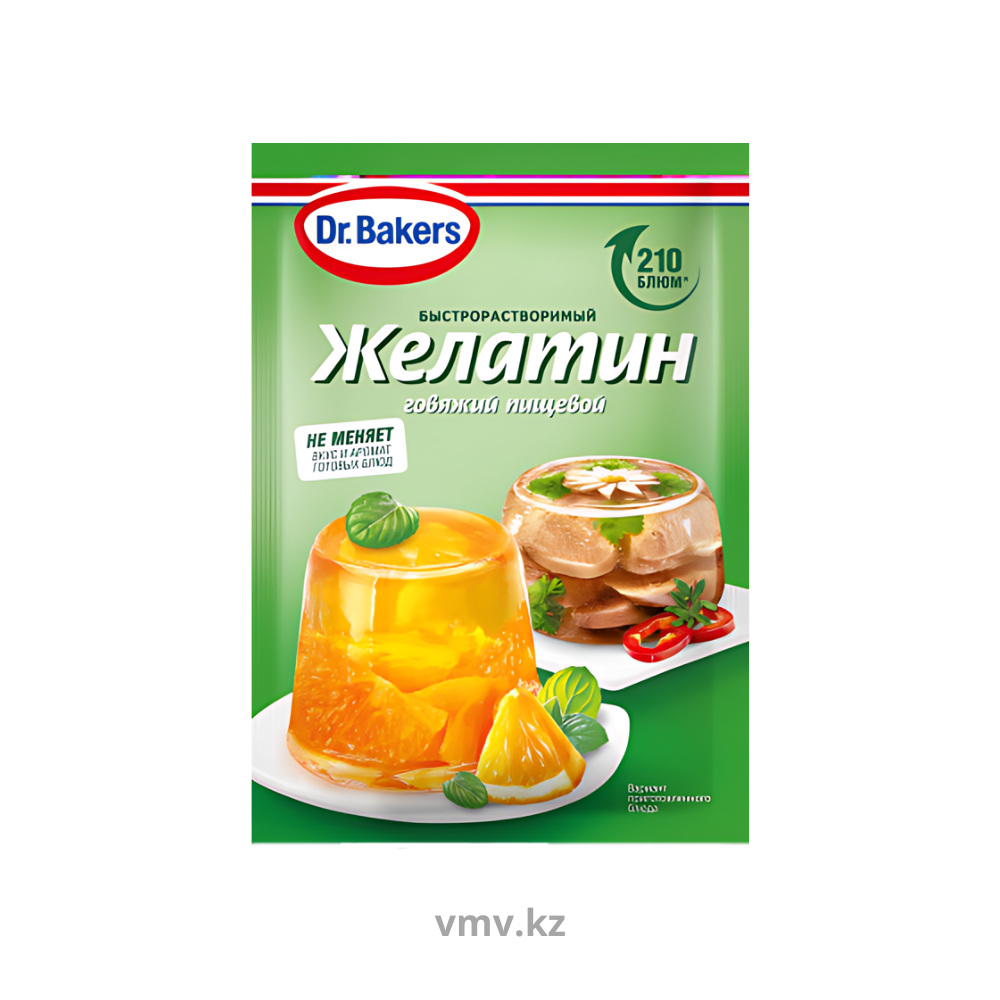 ЖЕЛАТИН ГОВЯЖИЙ DR.BAKERS 20Г