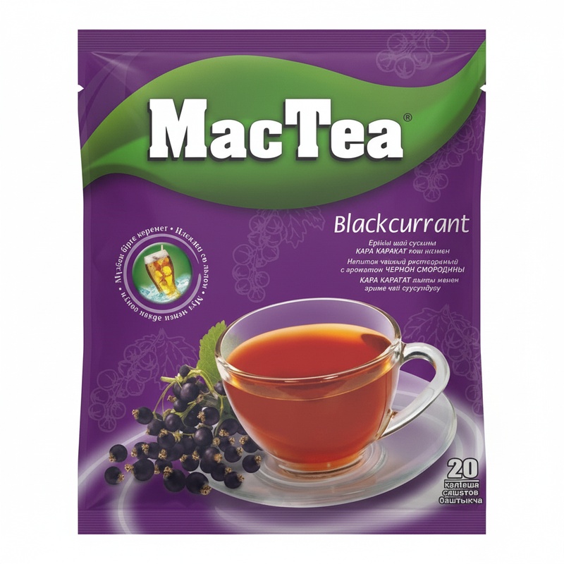 ЧАЙ РАСТВОРИМЫЙ MACTEA ЧЕРНАЯ СМОРОДИНА 18Г
