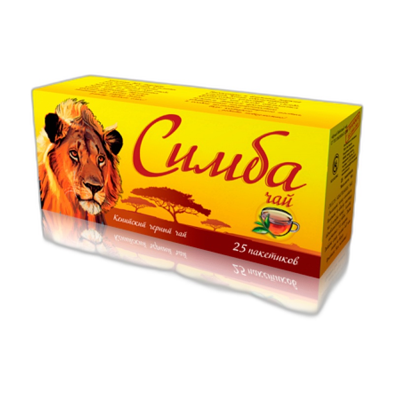 ЧАЙ ЧЕРНЫЙ SIMBA 25 ПАКЕТИКОВ