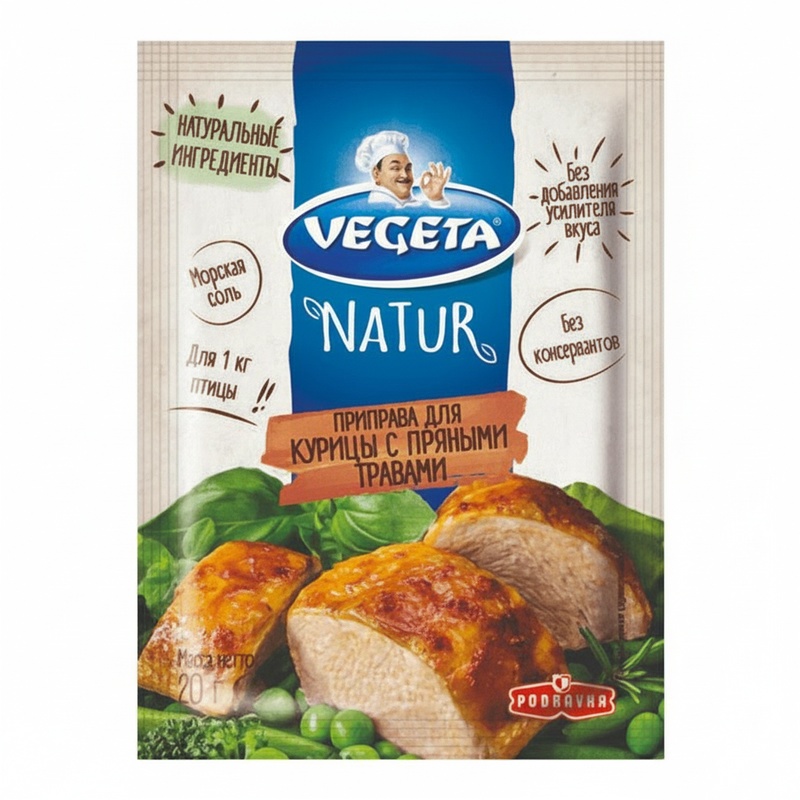 ПРИПРАВА VEGETA ДЛЯ КУРИЦЫ С ПРЯНЫМИ ТРАВАМИ 20Г