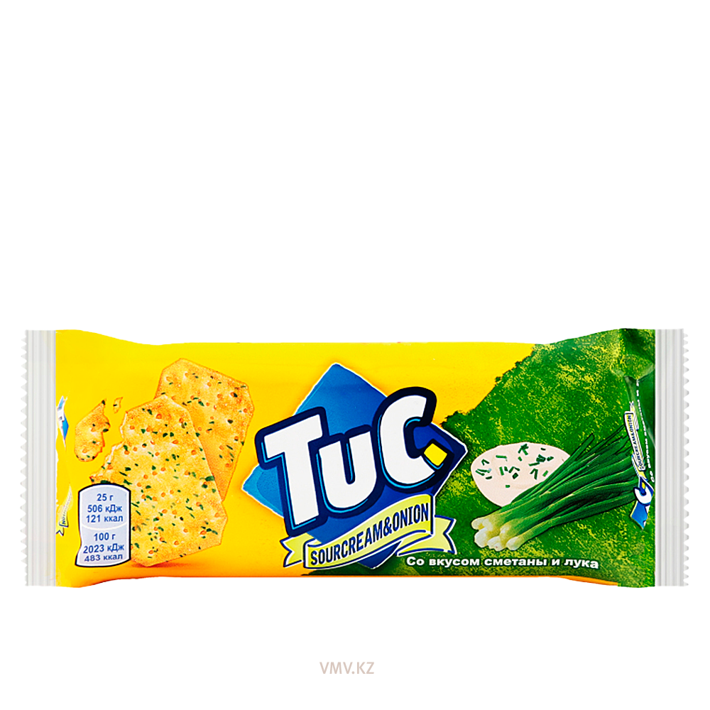 КРЕКЕР TUC СМЕТАНА ЛУК 100Г