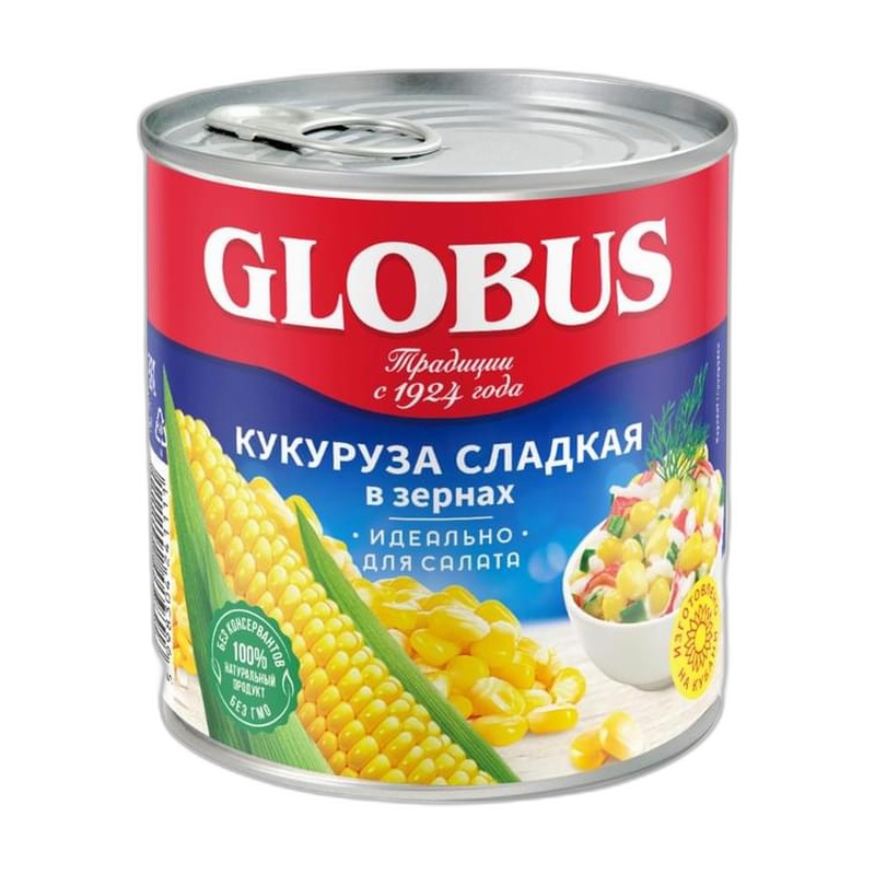 КУКУРУЗА GLOBUS 425МЛ