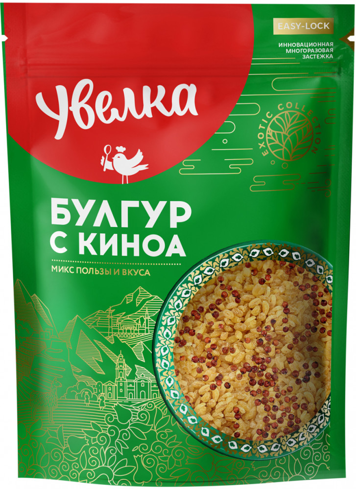 СМЕСЬ УВЕЛКА БУЛГУР КИНОА 450Г