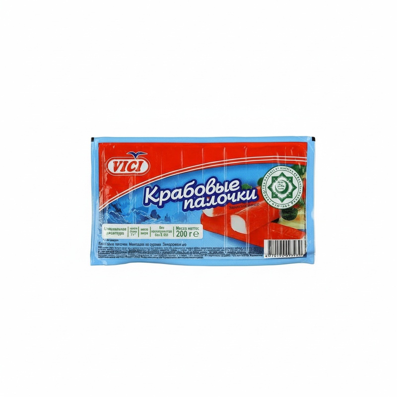 ПАЛОЧКИ КРАБОВЫЕ VICI HALAL ЗАМ 200Г