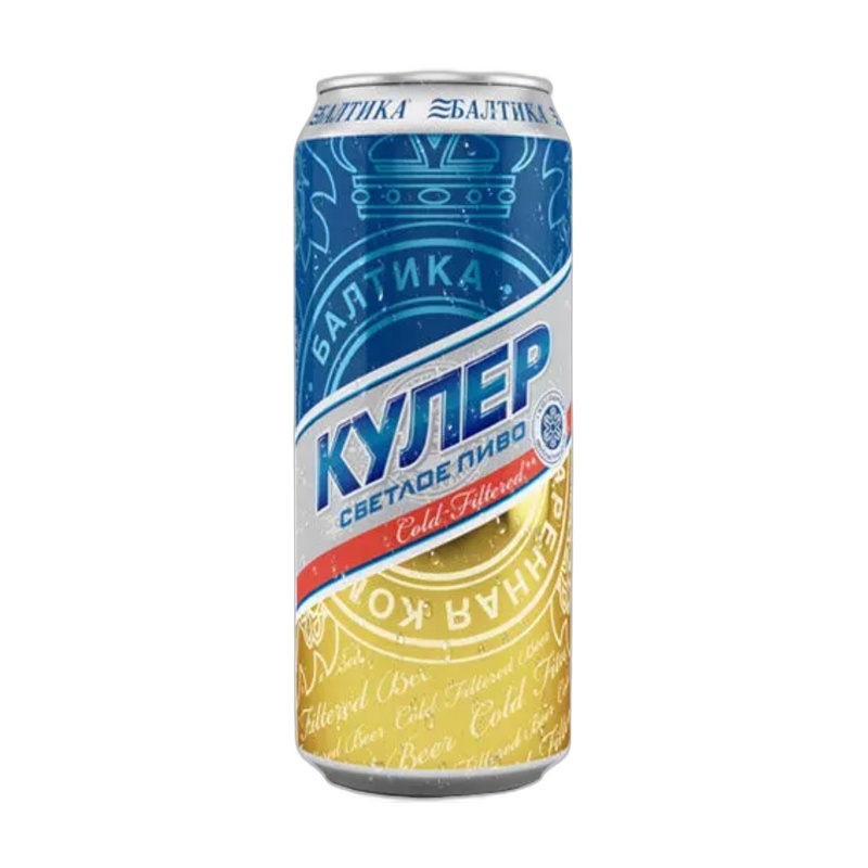 ПИВО БАЛТИКА КУЛЕР 4,7% 0,45Л Ж/Б