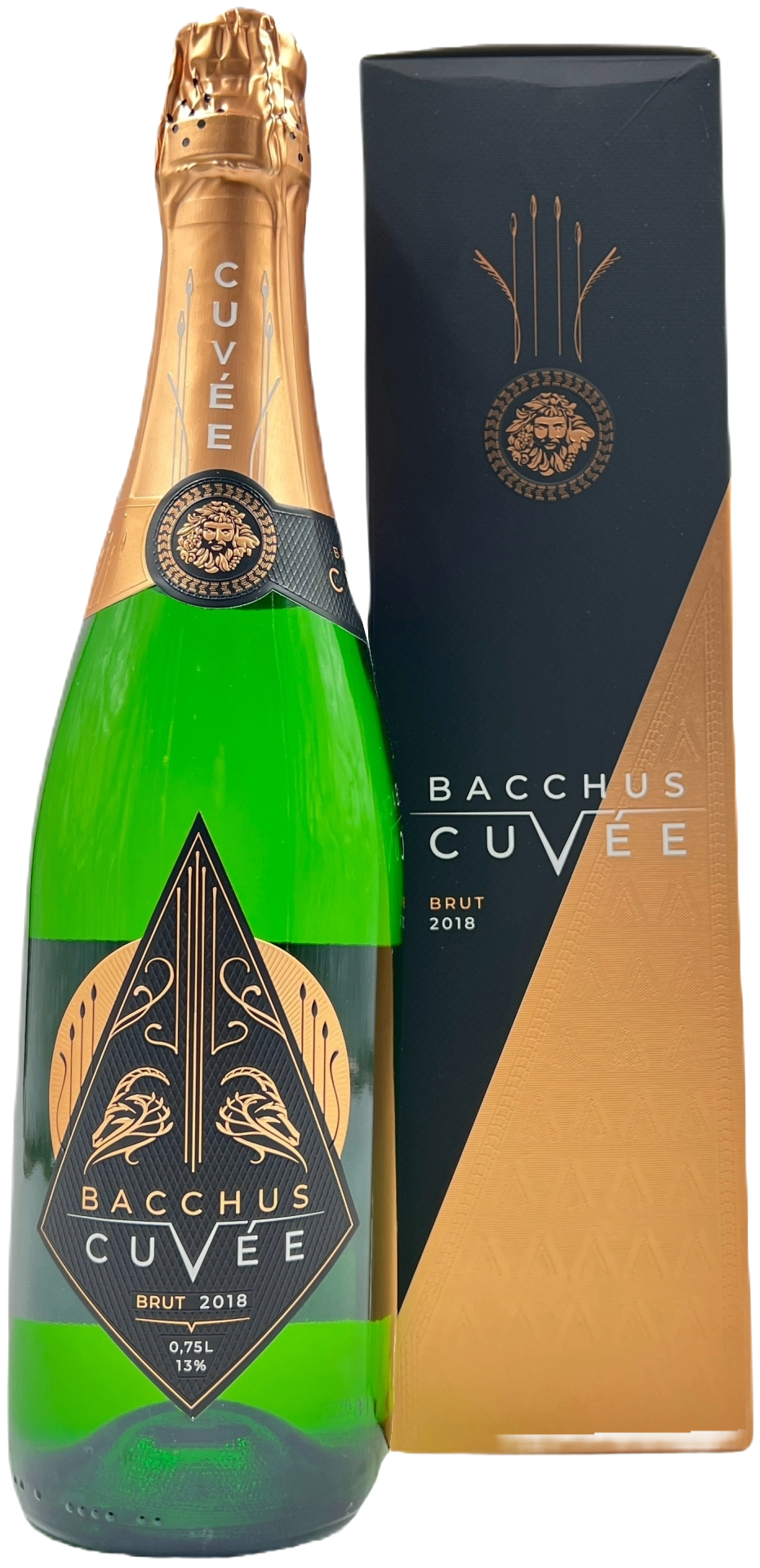 ВИНО ИГРИСТОЕ BACCHUS КАЗАХСТАНСКОЕ БРЮТ 4,7% 0,75Л BOX
