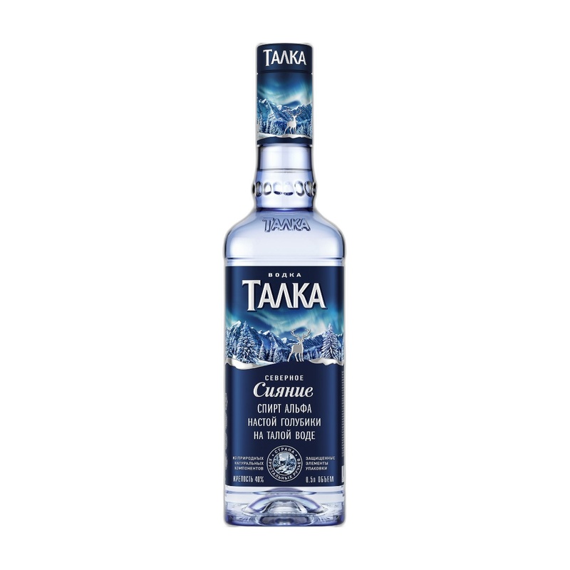 ВОДКА ТАЛКА СЕВЕРНОЕ СИЯНИЕ 40% 0,5Л
