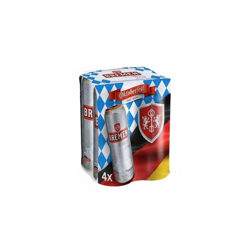 ПИВО BREMEN VON LUSTIG MULTIPACK 4Х0,45Л Ж/Б