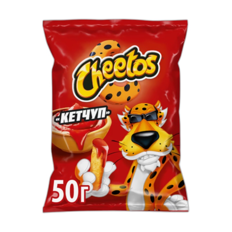 СНЕКИ КУКУРУЗНЫЕ CHEETOS КЕТЧУП 50Г