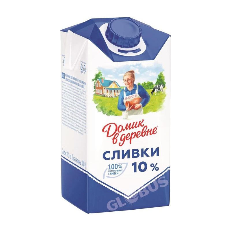 СЛИВКИ УМУТ И КО У/П 10% 1Л Т/П