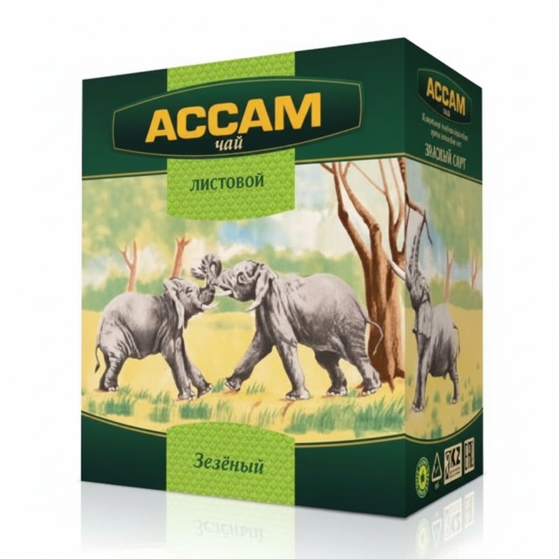 ЧАЙ ЗЕЛЕНЫЙ АССАМ ЛИСТОВОЙ 100Г