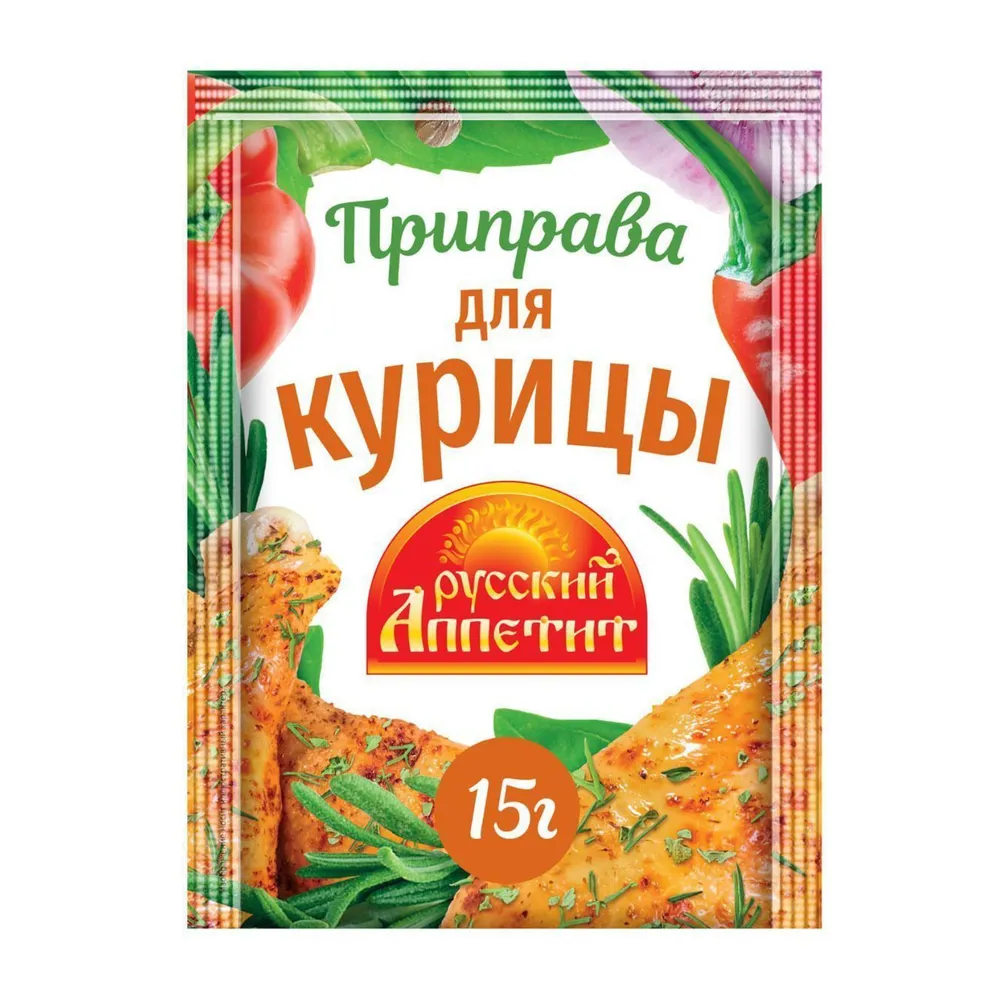 ПРИПРАВА РУССКИЙ АППЕТИТ ДЛЯ КУРИЦЫ 15Г
