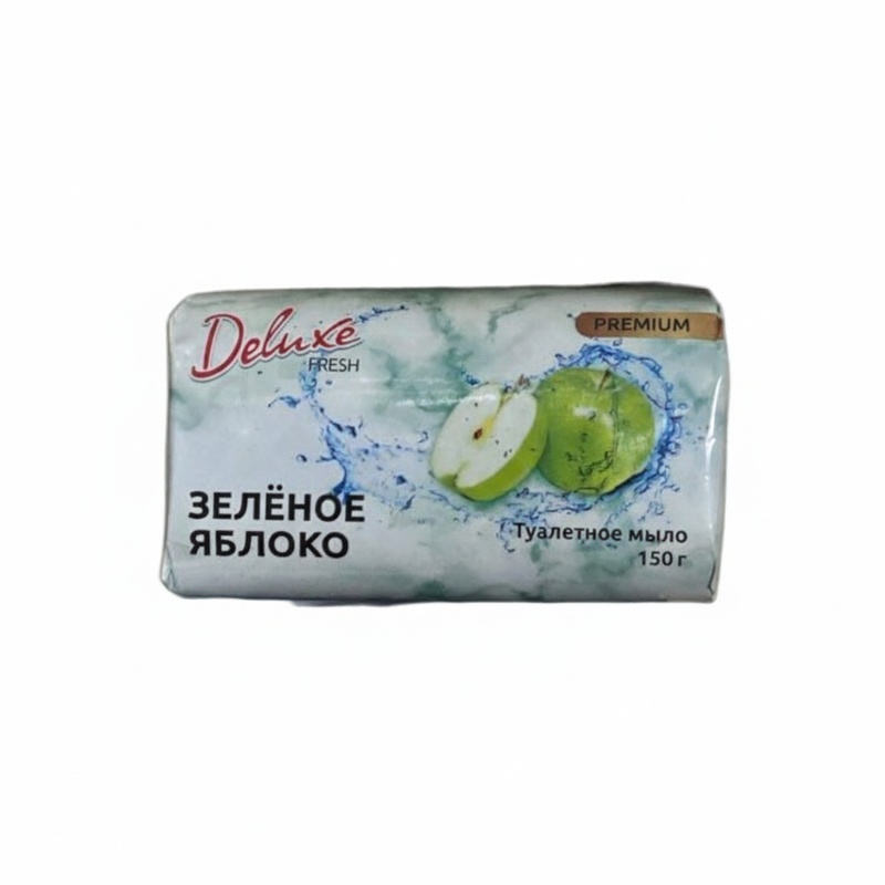 МЫЛО DELUXE ЗЕЛЕНОЕ ЯБЛОКО 150Г