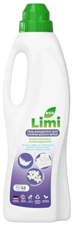ГЕЛЬ-КОНЦЕНТРАТ ДЛЯ СТИРКИ LIMI АЛЬПИЙСКИЕ ЦВЕТЫ 1,1Л