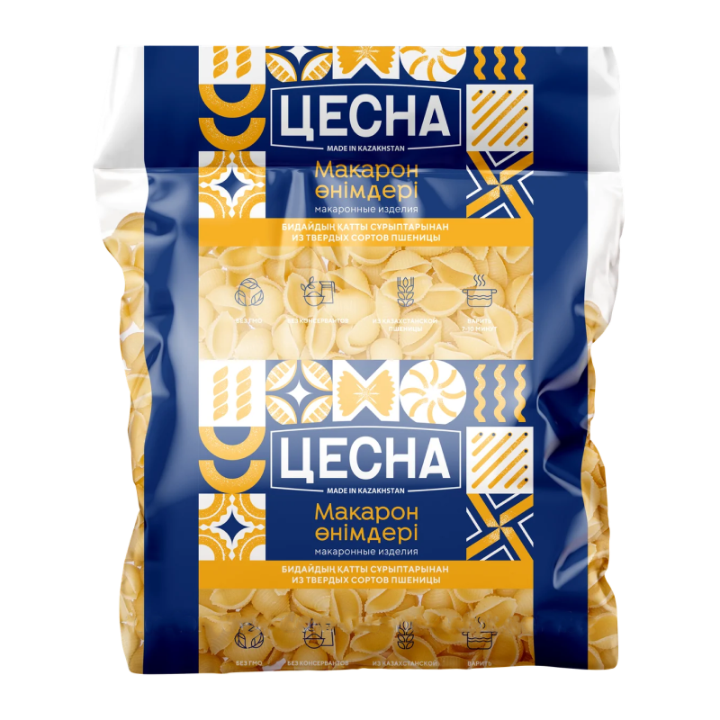 МАКАРОНЫ ЦЕСНА РАКУШКИ 1,6КГ