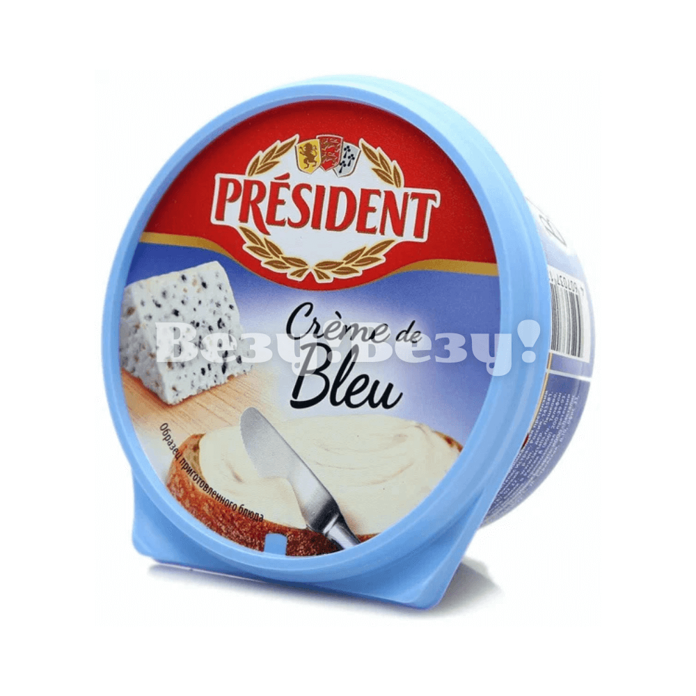 СЫР ПЛАВЛЕНЫЙ PRESIDENT CREME DE BLEU 50% 125Г