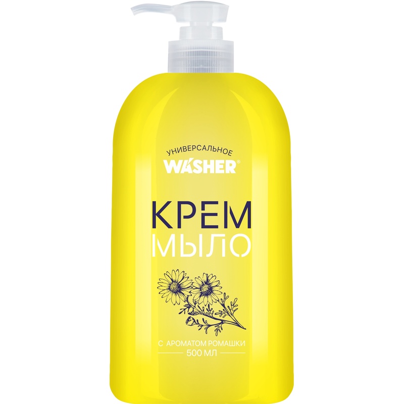 КРЕМ-МЫЛО ЖИДКОЕ WASHER-H РОМАШКА 500МЛ