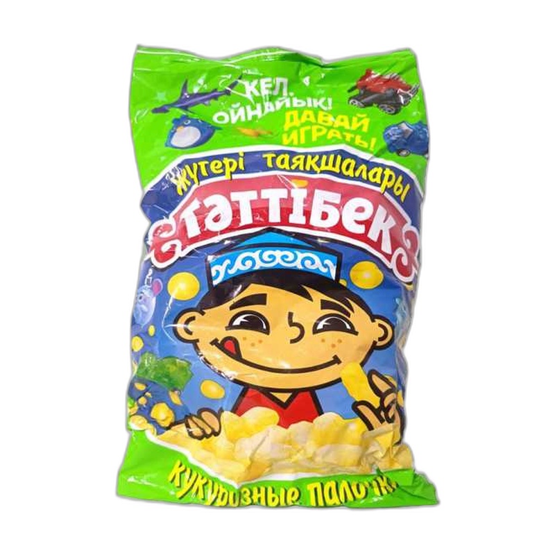 ПАЛОЧКИ КУКУРУЗНЫЕ ТӘТТІБЕК С ИГРУШКОЙ ДЛЯ МАЛЬЧИКА 120Г