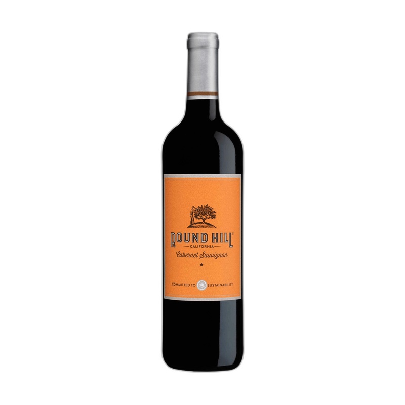 ВИНО ROUND HILL CABERNET SAUVIGNON КРАСНОЕ СУХОЕ 13% 0,75Л США