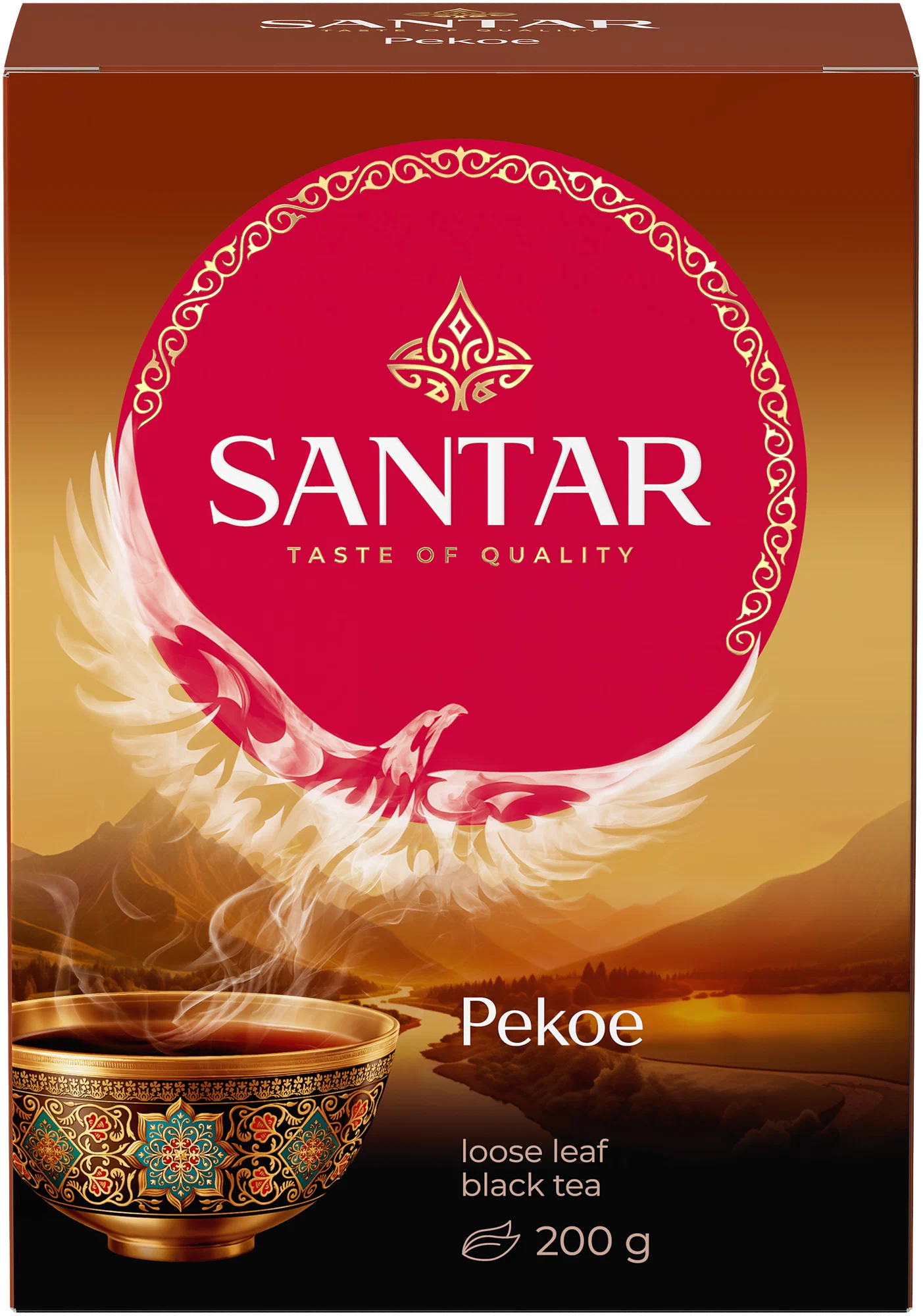 ЧАЙ ЧЕРНЫЙ SANTAR PEKOE ЛИСТОВОЙ 200Г