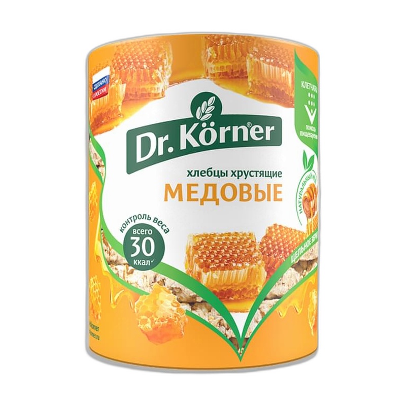 ХЛЕБЦЫ DR.KORNER ЗЛАКОВЫЙ КОКТЕЙЛЬ МЕД 100Г