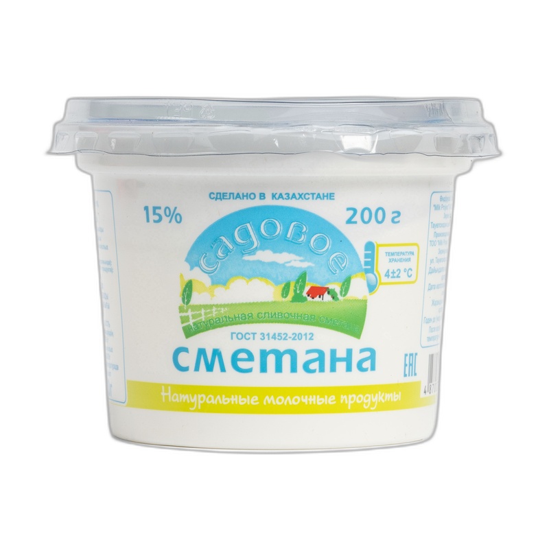 СMЕТАНА САДОВОЕ 15% 200Г