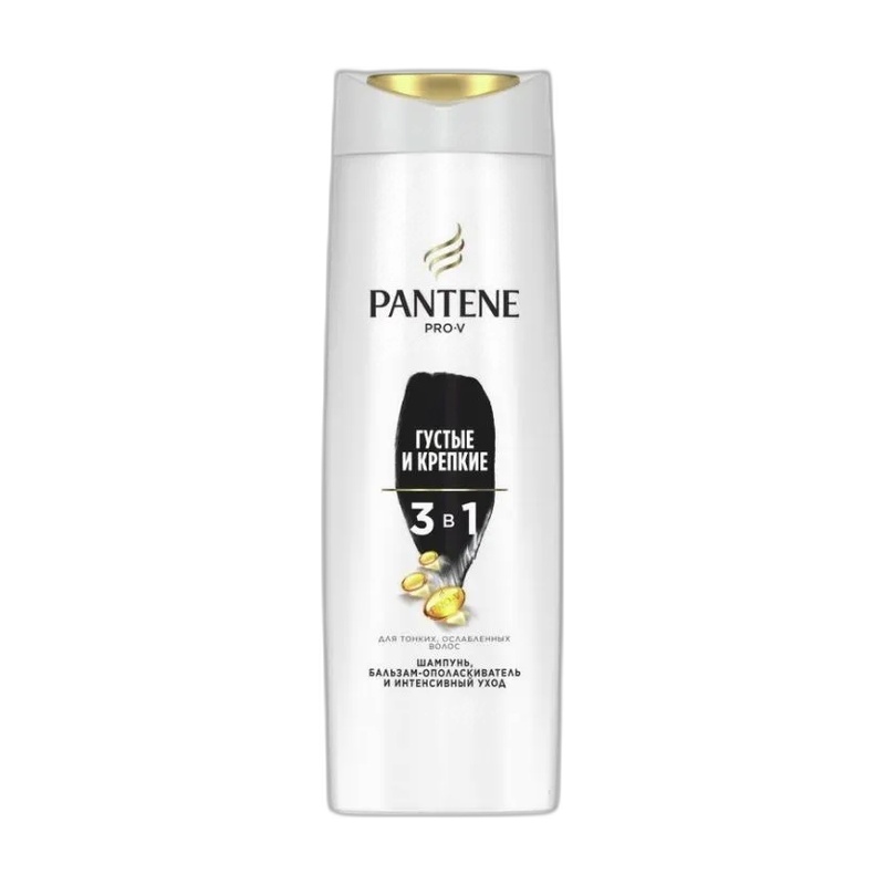 ШАМПУНЬ+БАЛЬЗАМ PANTENE 3В1 ИНТЕНСИВНЫЙ УХОД ГУСТЫЕ И КРЕПКИЕ 360МЛ