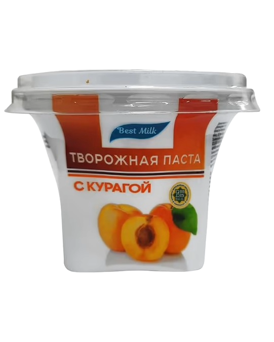 ТВОРОЖНАЯ ПАСТА BEST MILK КУРАГА 18,5% 160Г