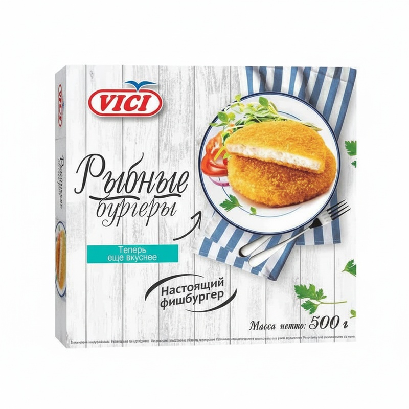 БУРГЕРЫ РЫБНЫЕ VICI ВЕС