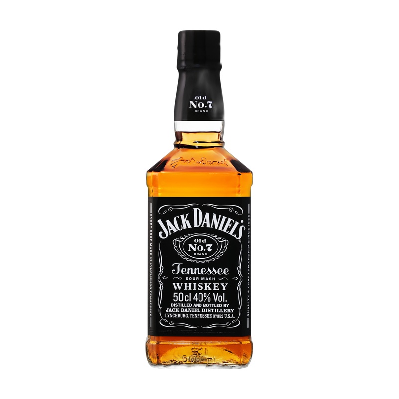 ВИСКИ JACK DANIEL`S TENNESEE 40% 0,5Л