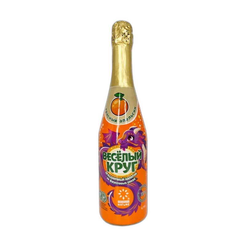 ДЕТСКОЕ ШАМПАНСКОЕ FRUMY АПЕЛЬСИН 0,75Л СТ/Б