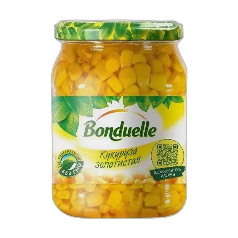 КУКУРУЗА BONDUELLE ЗОЛОТИСТАЯ 500МЛ