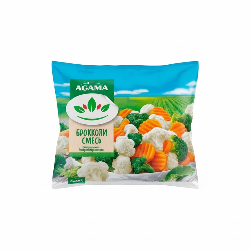 ОВОЩИ ЗАМОРОЖЕННЫЕ AGAMA БРОККОЛИ 400Г