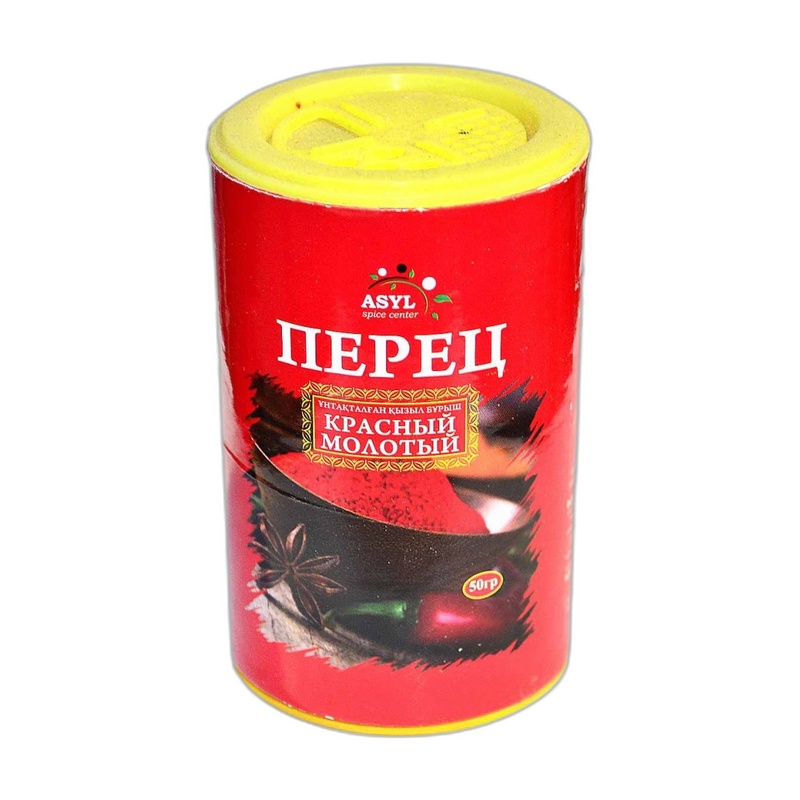ПЕРЕЦ КРАСНЫЙ ASYL МОЛОТЫЙ 50Г ТУБА