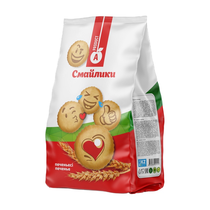 ПЕЧЕНЬЕ A PRODUCT СМАЙЛИК 300Г