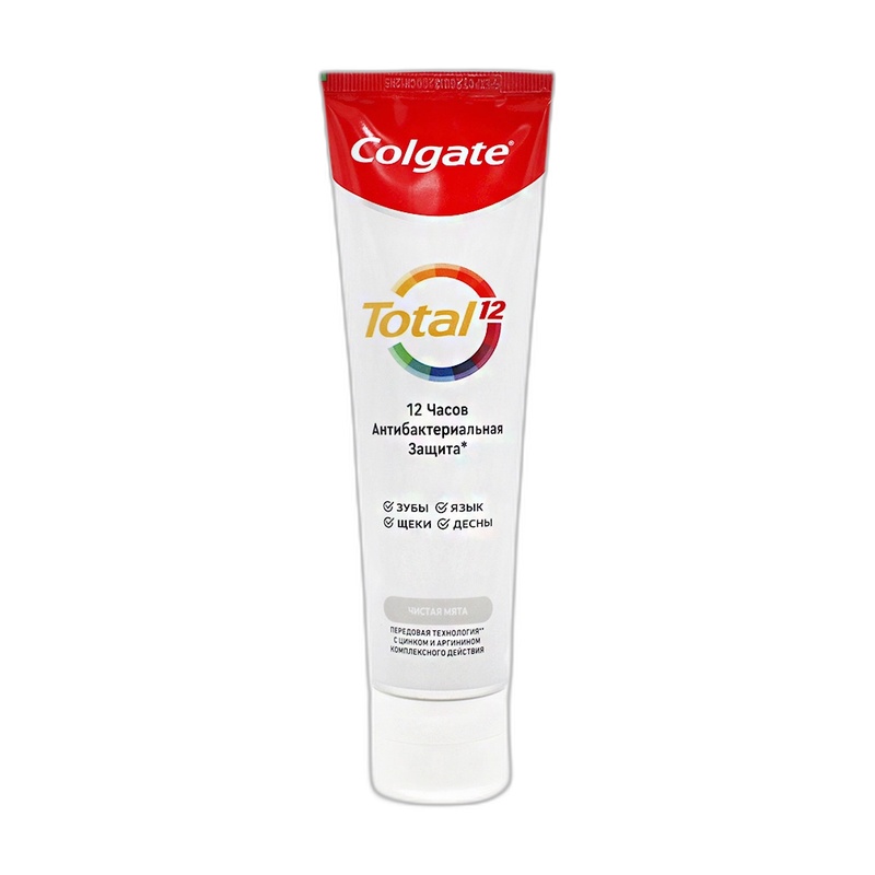 ПАСТА ЗУБНАЯ COLGATE TOTAL 12 ЧИСТАЯ МЯТА 125МЛ