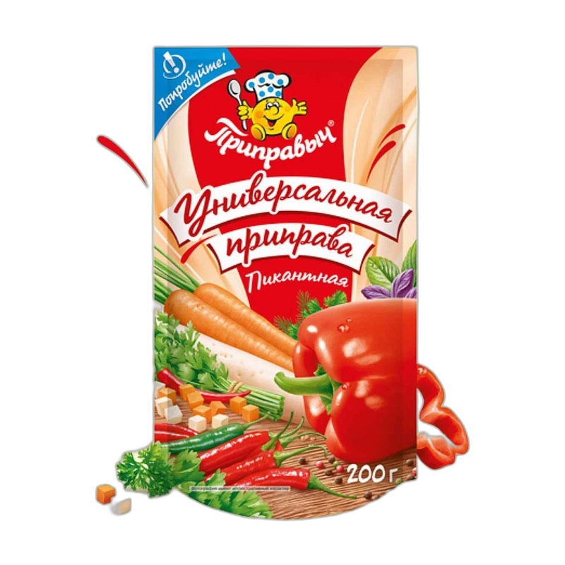 ПРИПРАВА ПРИПРАВЫЧ УНИВЕРСАЛЬНАЯ ПИКАНТНАЯ 200Г