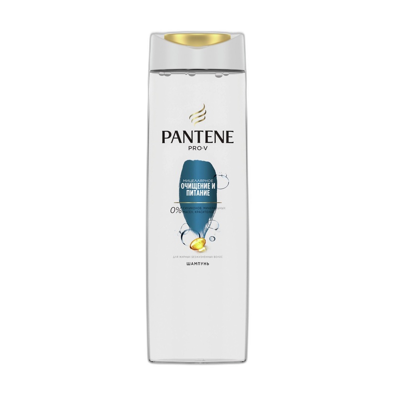 ШАМПУНЬ PANTENE ОЧИЩЕНИЕ И ПИТАНИЕ С МИЦЕЛЛЯРНОЙ ВОДОЙ 400МЛ