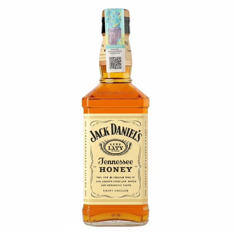ВИСКИ JACK DANIEL`S HONEY FLAVORED LIGUEUR TENNESSEE 35% 0,5Л