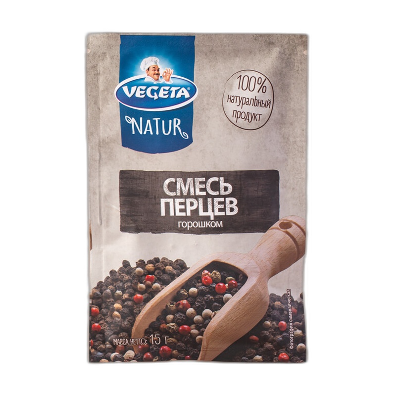 ПРИПРАВА VEGETA NATUR СМЕСЬ ПЕРЦЕВ 15Г